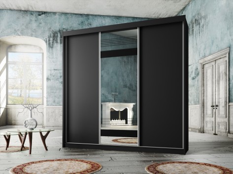 ארון הזזה אוניקס לוטם