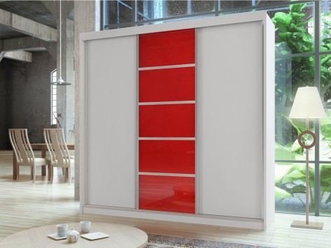 ארון הזזה סן רמו אדום